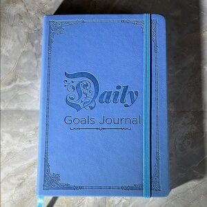 Blue Daily Goals Journal